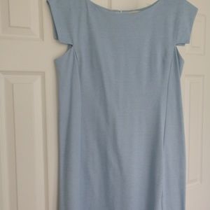 MM. LaFleur Sarah Pique' Dress Sky Blue size 14